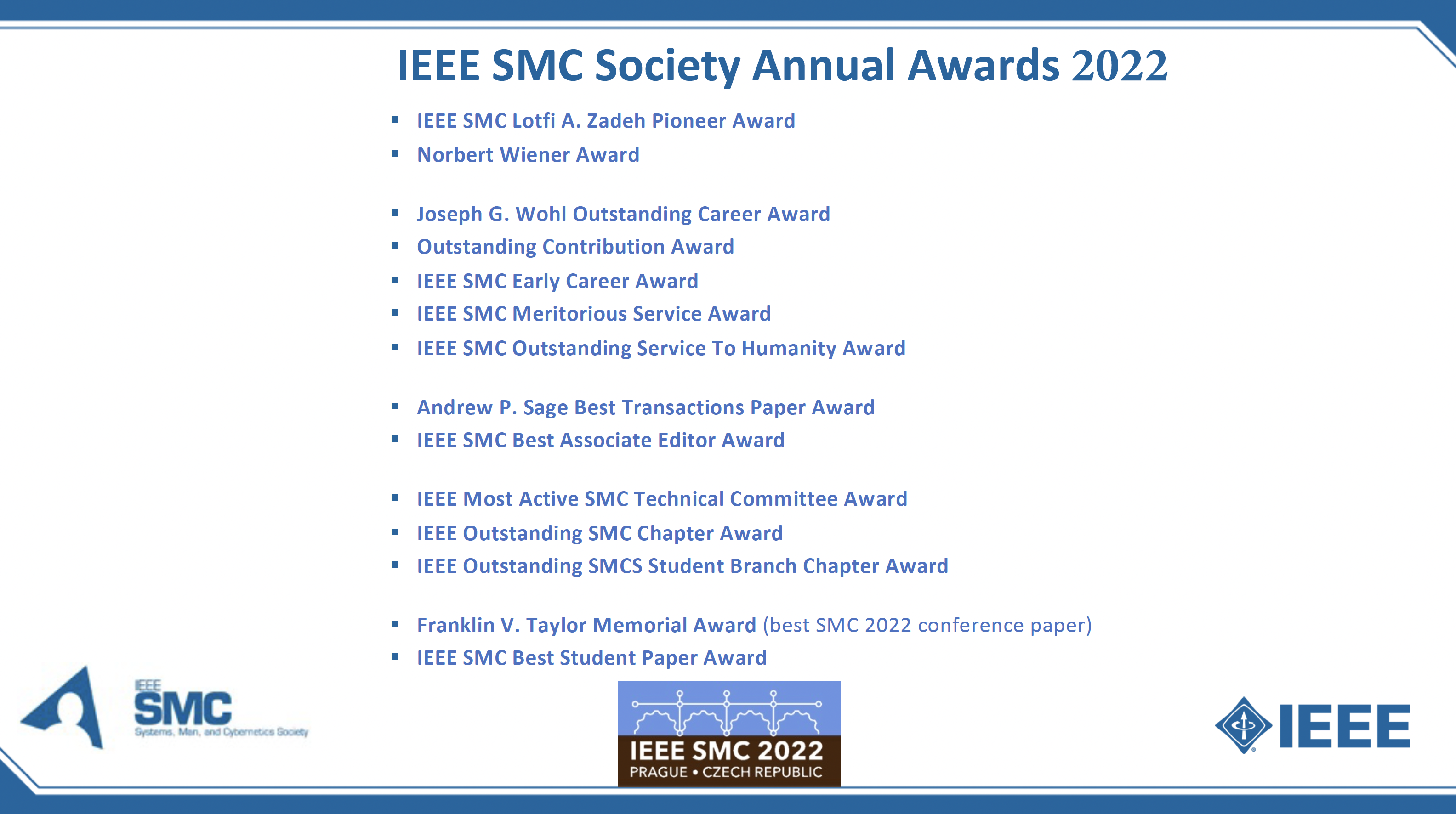 Ieee Smc 2024 Norbert Winner Award Melva